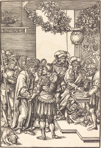 Pilate Washing His Hands by Lucas Cranach the Elder