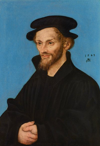 Portrait of Philipp Melanchthon by Lucas Cranach the Elder