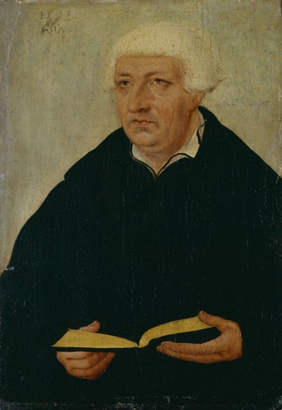 Portrait of Johannes Bugenhagen by Lucas Cranach the Elder