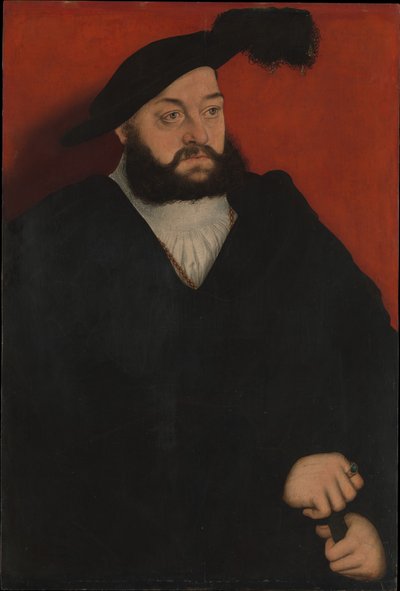 Portrait of John, Hereditary Prince of Saxony by Lucas Cranach the Elder