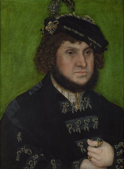 Portrait of John of Saxony by Lucas Cranach the Elder