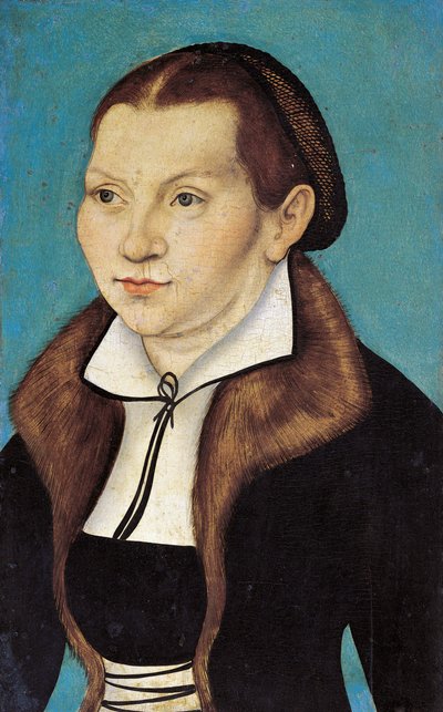 Portrait of Katharina Luther, née Katharina von Bora, 1529 by Lucas Cranach the Elder