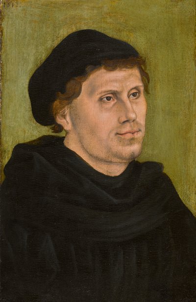 Portrait of Martin Luther by Lucas Cranach the Elder