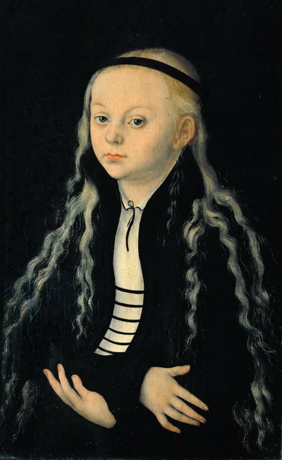 Portrait of a Young Girl (Presumably a Portrait of Magdalena Luther) by Lucas Cranach the Elder