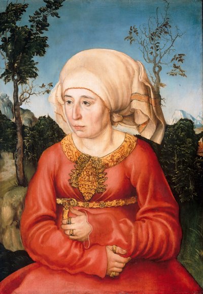 Portrait of the Wife of a Jurist by Lucas Cranach the Elder