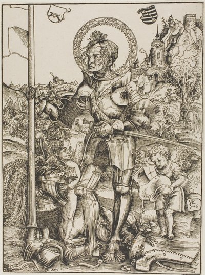 Saint George Standing by Lucas Cranach the Elder