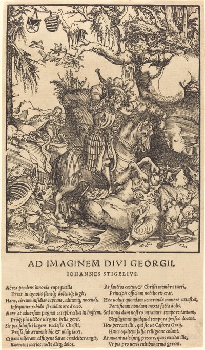Saint George and the Dragon by Lucas Cranach the Elder