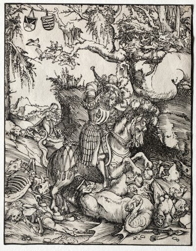 St. George Slaying the Dragon, 1500s by Lucas Cranach the Elder