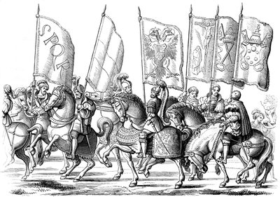 Standards of the church and the empire, 1529-1530 1849 by Lucas Cranach the Elder