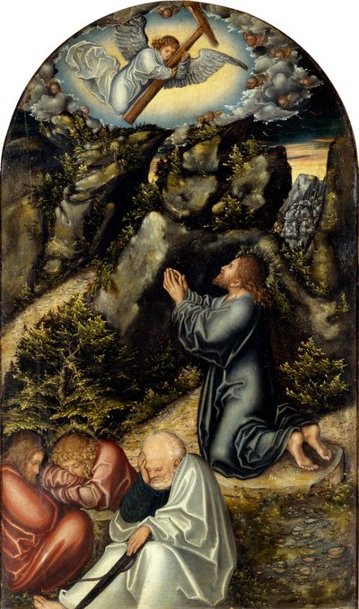 The Agony in the Garden by Lucas Cranach the Elder