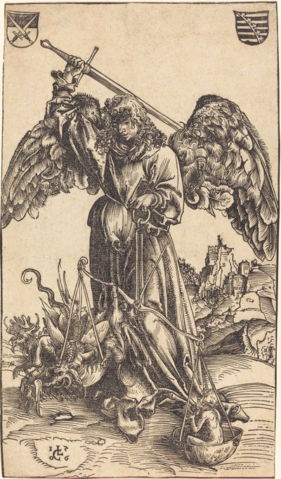 The Archangel Michael Weighing a Soul by Lucas Cranach the Elder