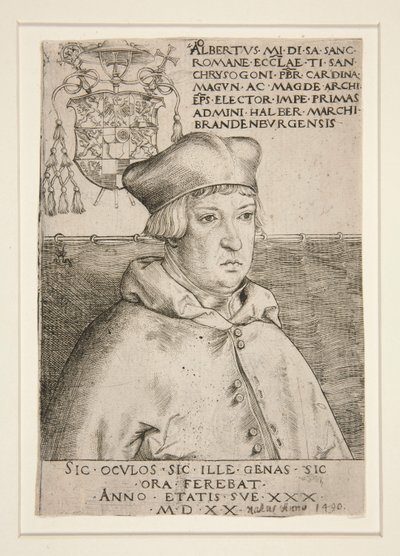 The Cardinal Albrecht of Brandenburg by Lucas Cranach the Elder