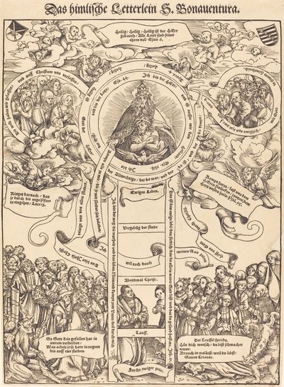 The Celestial Ladder of Saint Bonaventura by Lucas Cranach the Elder