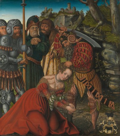 The Martyrdom of Saint Barbara by Lucas Cranach the Elder