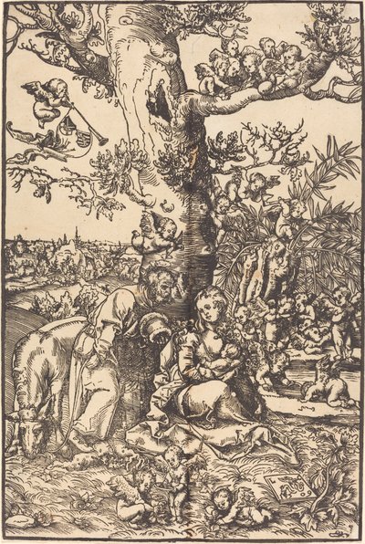 The Rest on the Flight into Egypt by Lucas Cranach the Elder