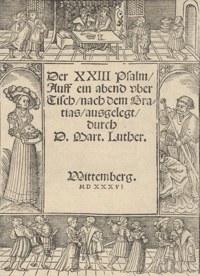 Title-Border with the Story of Salome and St. John the Baptist by Lucas Cranach the Elder