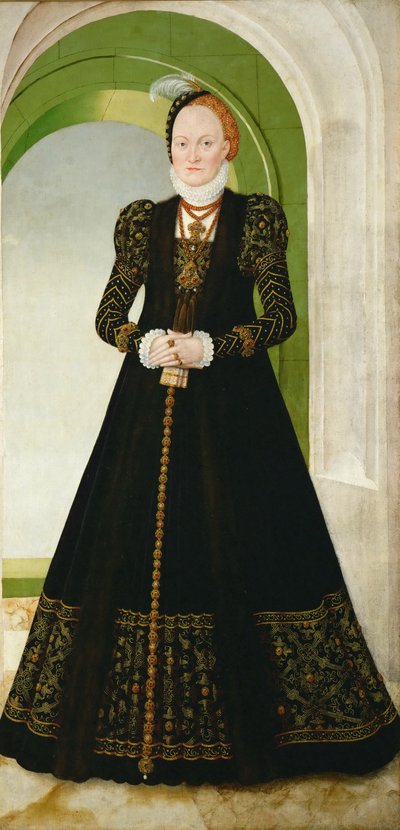 Anne of Denmark, Electress of Saxony by Lucas Cranach the Younger