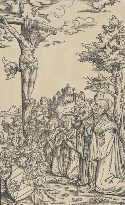 Book-Plate of Christoph Scheurl by Lucas Cranach the Younger  