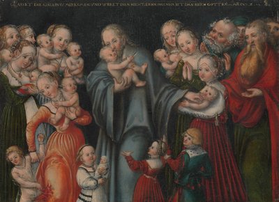 Christ Blessing the Children, ca. 1545-50 by Lucas Cranach the Younger