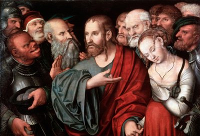 Christ and the Woman Taken in Adultery, after 1532 by Lucas Cranach the Younger