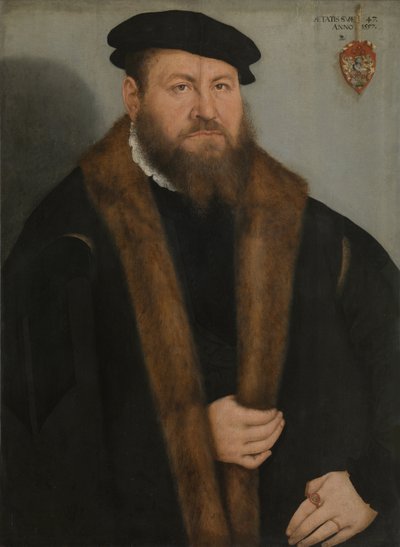 Portrait of a man, 1557 by Lucas Cranach the Younger