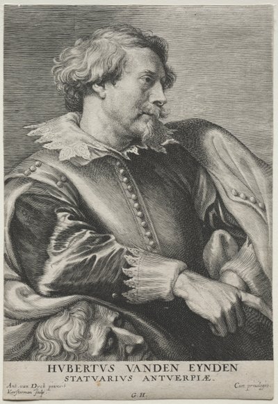 Portrait of Hubert van den Eyden by Lucas Emil Vorsterman