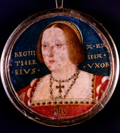 Catherine of Aragon, first wife of Henry VIII, c. 1510-1533 by Lucas Horenbout
