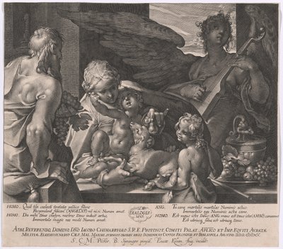 The Holy Family with the Young John the Baptist by Lucas Kilian
