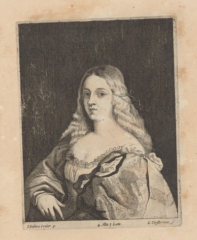Portrait of a Young Venetian Woman by Lucas Vorsterman (II)