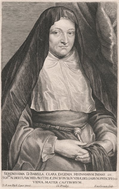 Serenissima D. Isabella Clara Eugenia, Infanta of Spain etc. by Lucas Vorsterman