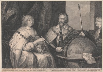 Thomas Howard, 21st Earl of Arundel and Alethea Howard (née Talbot), 13th Baroness Furnival, Countess of Arundel by Lucas Vorsterman