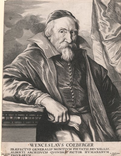 Wenceslaus Coeberger, Prefect General of the Mountains of Piety, Brussels by Lucas Vorsterman