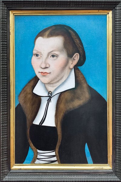 Portraits of Katharina von Bora by Lucas the Elder (workshop of) Cranach