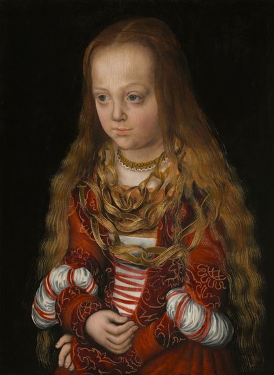 A Princess of Saxony by Lucas the Elder Cranach