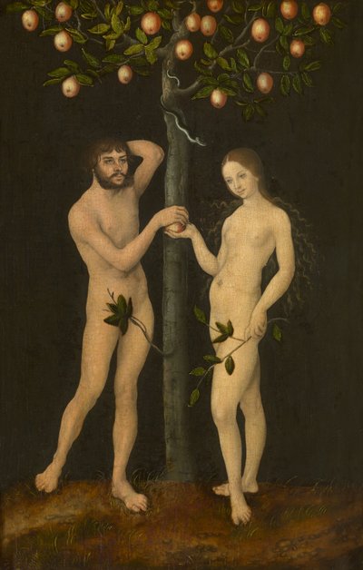Adam and Eve by Lucas the Elder Cranach