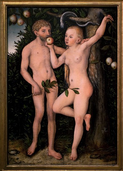 Adam and Eve by Lucas the Elder Cranach