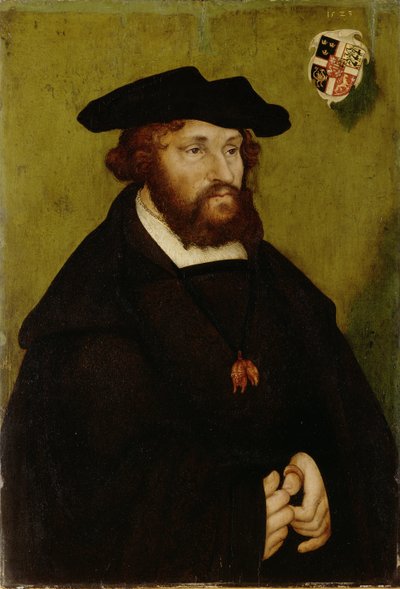Portrait of King Christian II of Denmark by Lucas the Elder Cranach