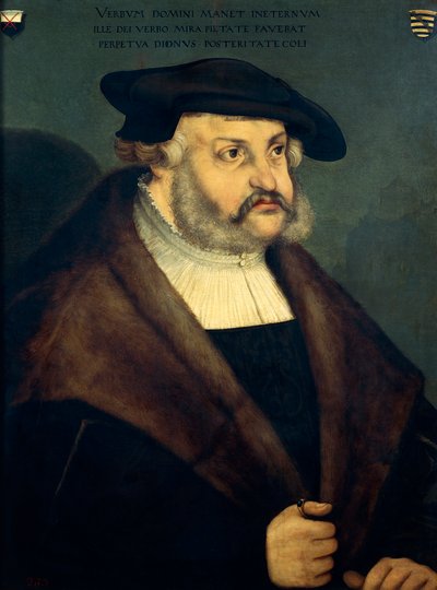 Frederick III of Saxony, Known as Wise by Lucas the Elder Cranach