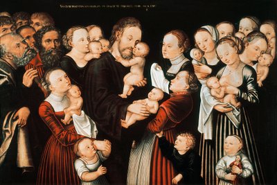 Jesus and the Children by Lucas the Elder Cranach