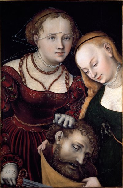 Judith with a Maid and Head of Holofernes by Lucas the Elder Cranach