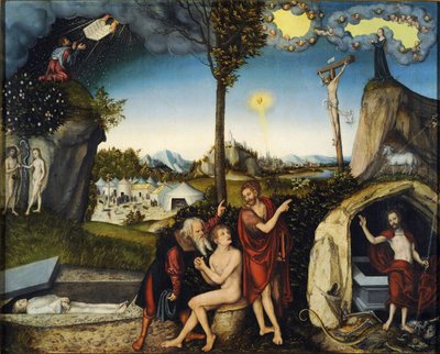 Law and Grace by Lucas the Elder Cranach