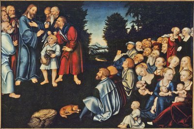 The Miracle of the Five Loaves and Two Fishes by Lucas the Elder Cranach