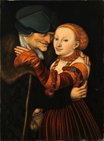 The Unequal Couple by Lucas the Elder Cranach