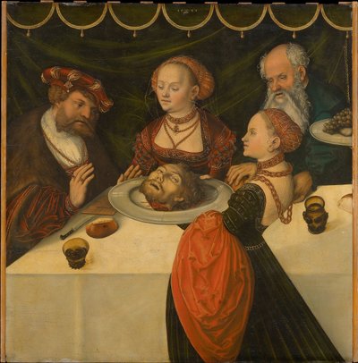 Feast of Herod by Lucas the Elder Cranach