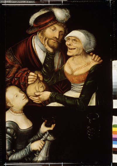 The Procuress by Lucas the Elder Cranach