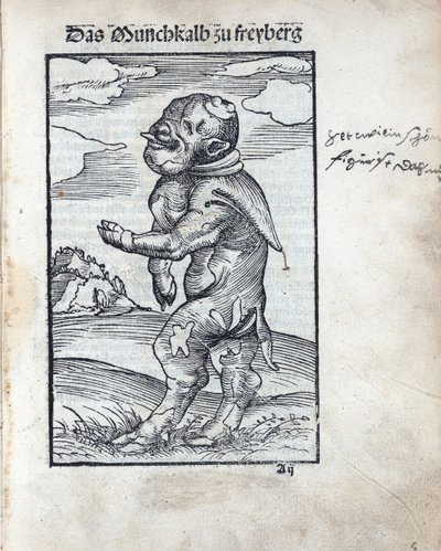 Monk Calf of Freiberg (Das Moenchskalb zu Freiberg) by Lucas the Elder Cranach