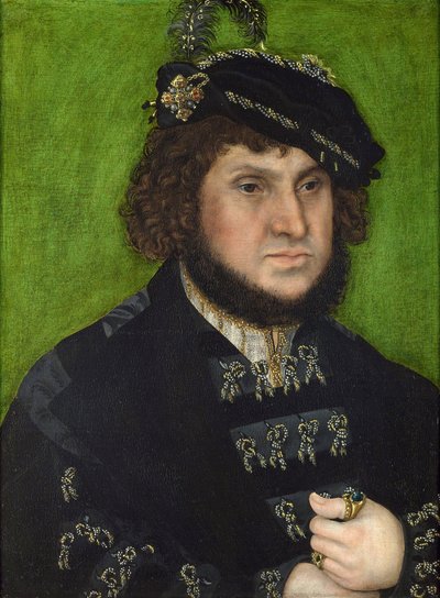 Portrait of John of Saxony by Lucas the Elder Cranach
