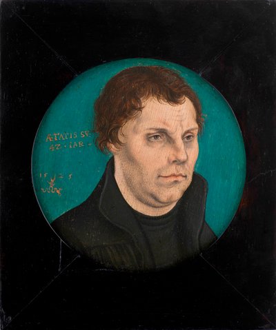 Portrait of Martin Luther (1483-1546) by Lucas the Elder Cranach