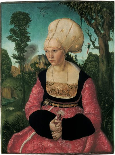 Portrait of Anna Cuspinian by Lucas Cranach the Elder by Lucas the Elder Cranach