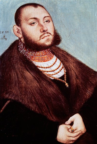 Portrait of Frederick of Saxony by Lucas the Elder Cranach